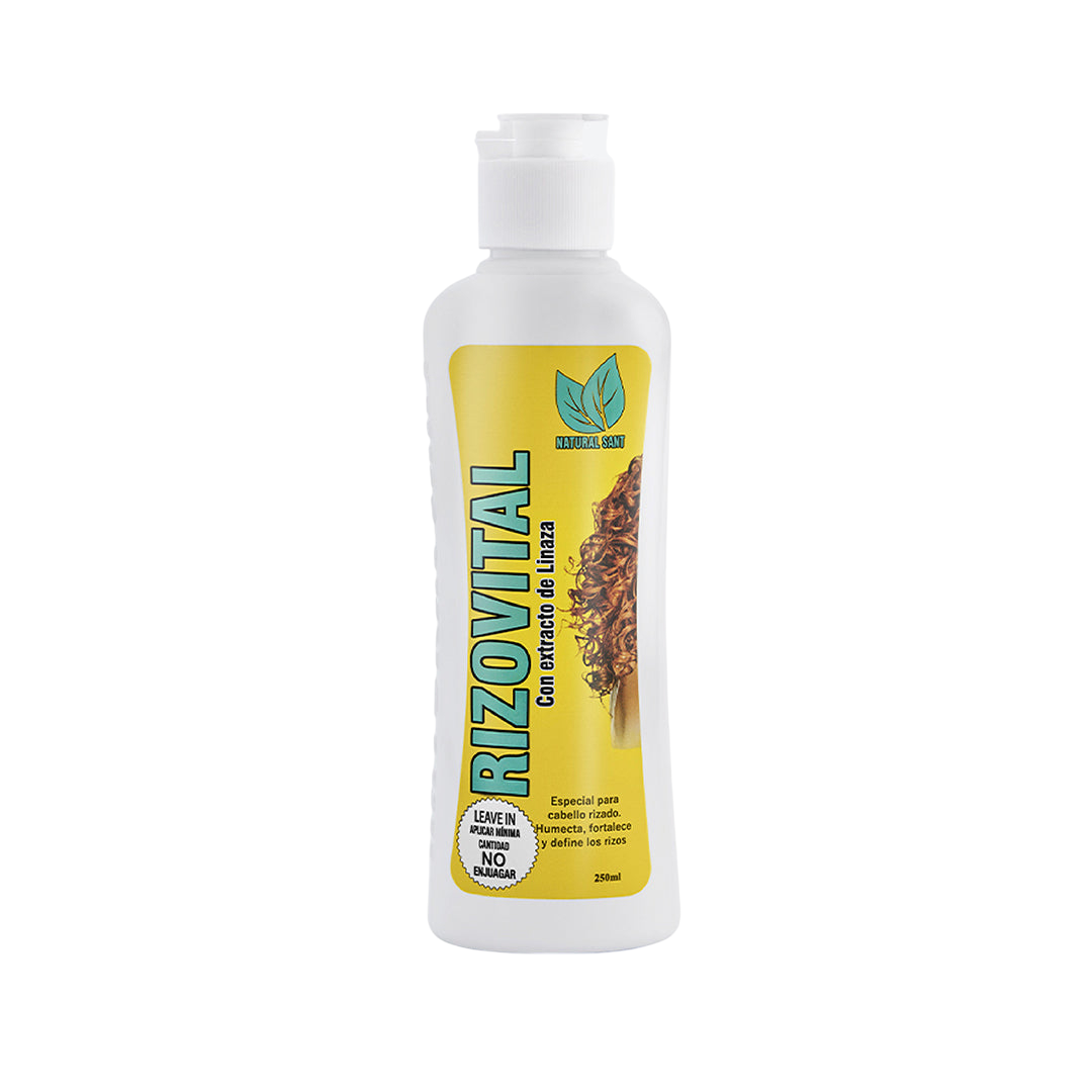 Tratamiento Rizovital Con Extracto De Linaza X250 Ml Natural Sant