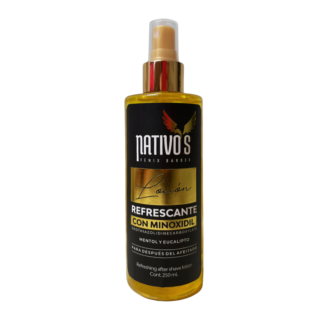 Loción Refrescante Con Minoxidil Y Mentol X250 Ml Nativos