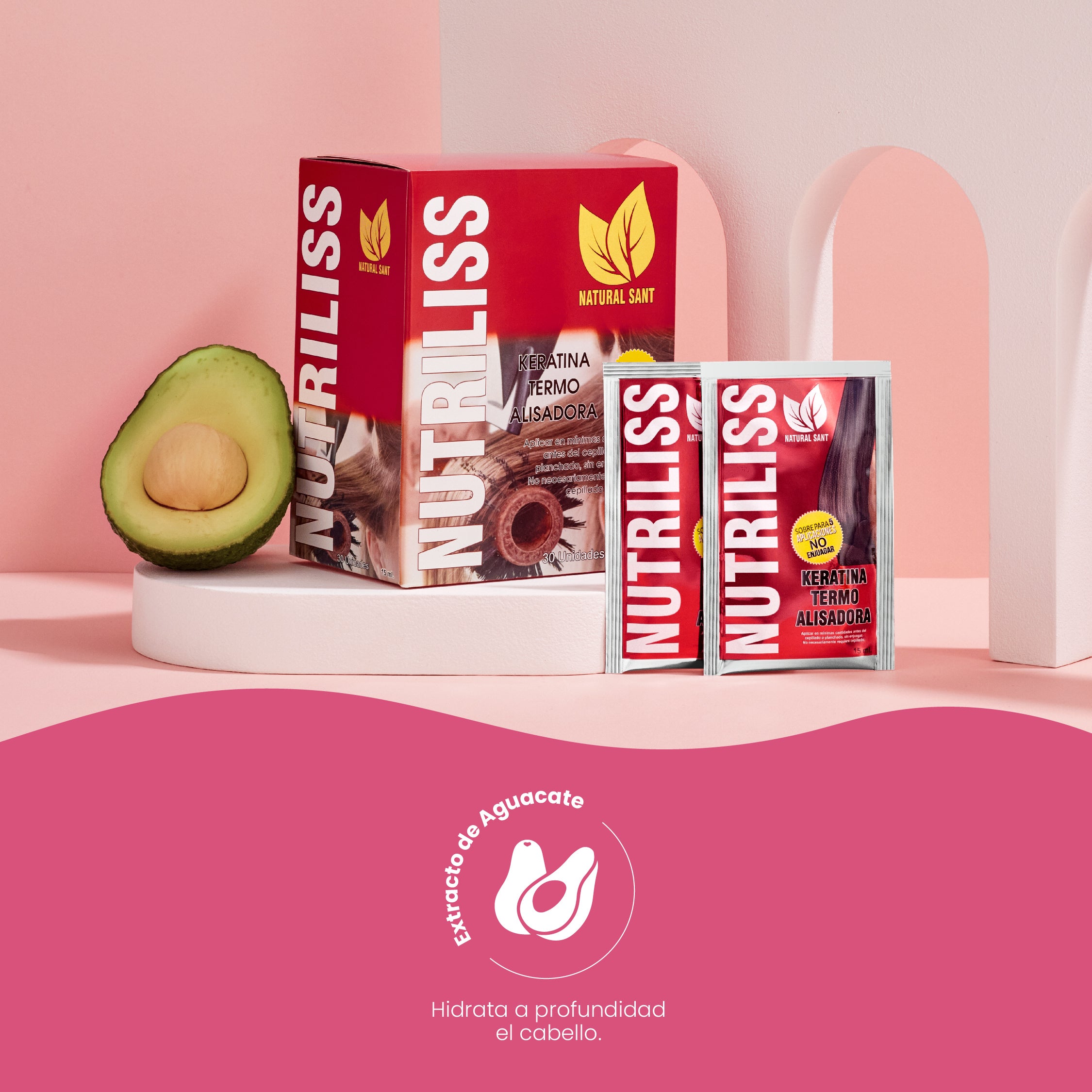 Tratamiento Termoalisador Nutriliss Sachet X15 Ml C/U Natural Sant - Image 2