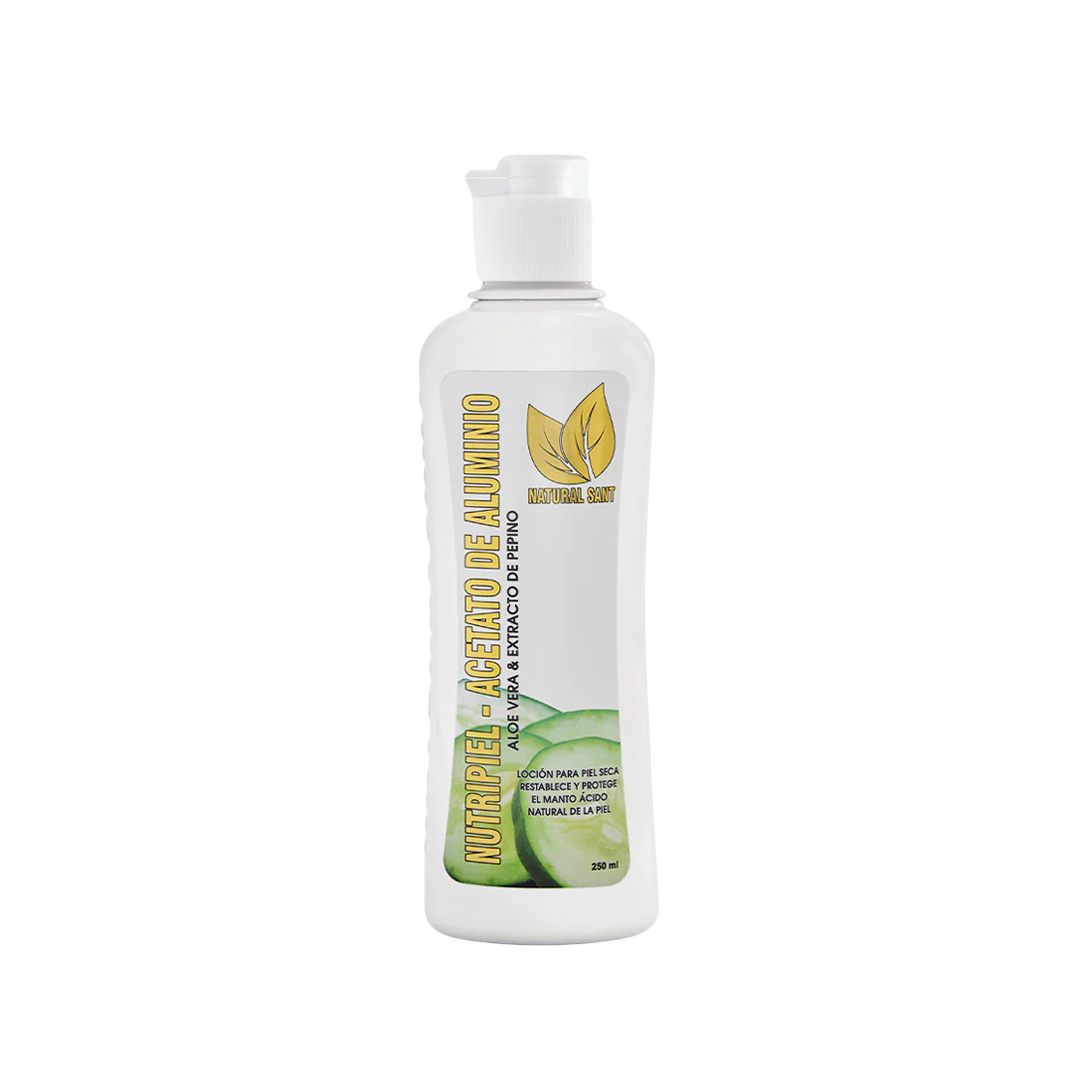 Nutripiel-Acetato Aluminio, Extracto De
Pepino Y Aloe Vera X500 Ml Natural