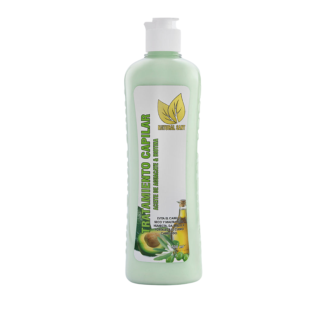 Tratamiento Rinse Capilar, Aceite Aguacate Y Biotina X500 Ml Natural Sant