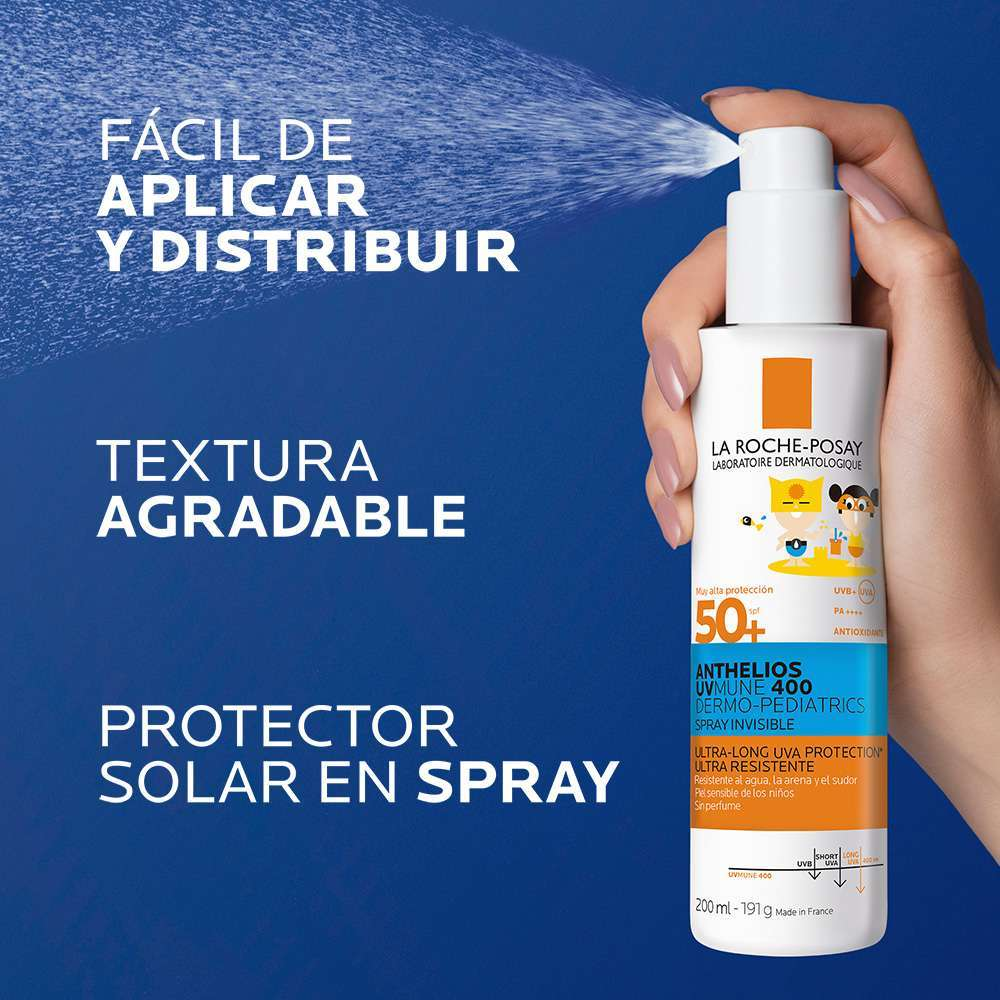 La Roche Posay Anthelios Uvmune 400 Dermopediatrico Spray Invisible Spf50+ X 200 Ml - Image 10