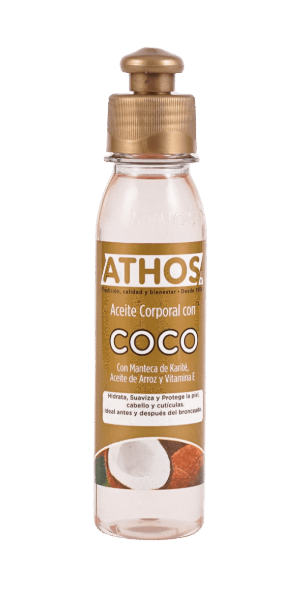 Aceite Corporal Con Coco X250 Ml Athos - Image 2