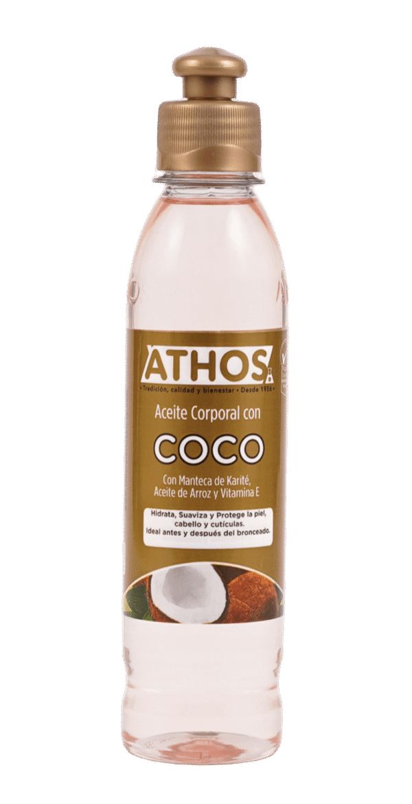 Aceite Corporal Con Coco X250 Ml Athos
