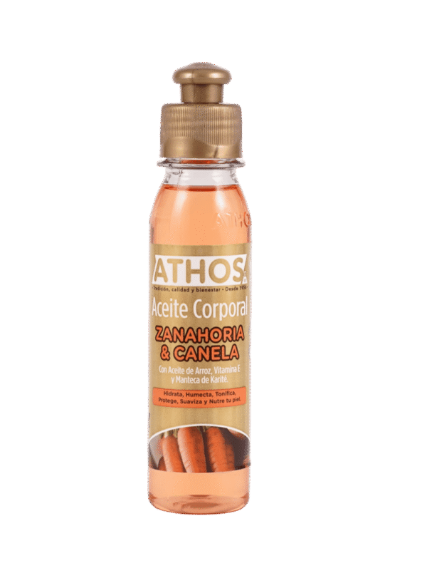 Aceite Corporal Con Zanahoria & Canela X250 Ml Athos - Image 2