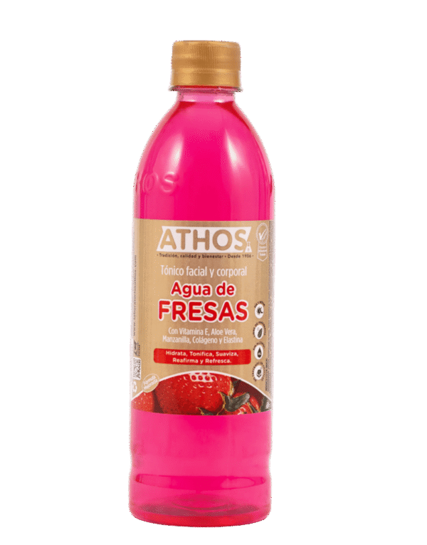 Agua De Fresas X500 Ml Athos