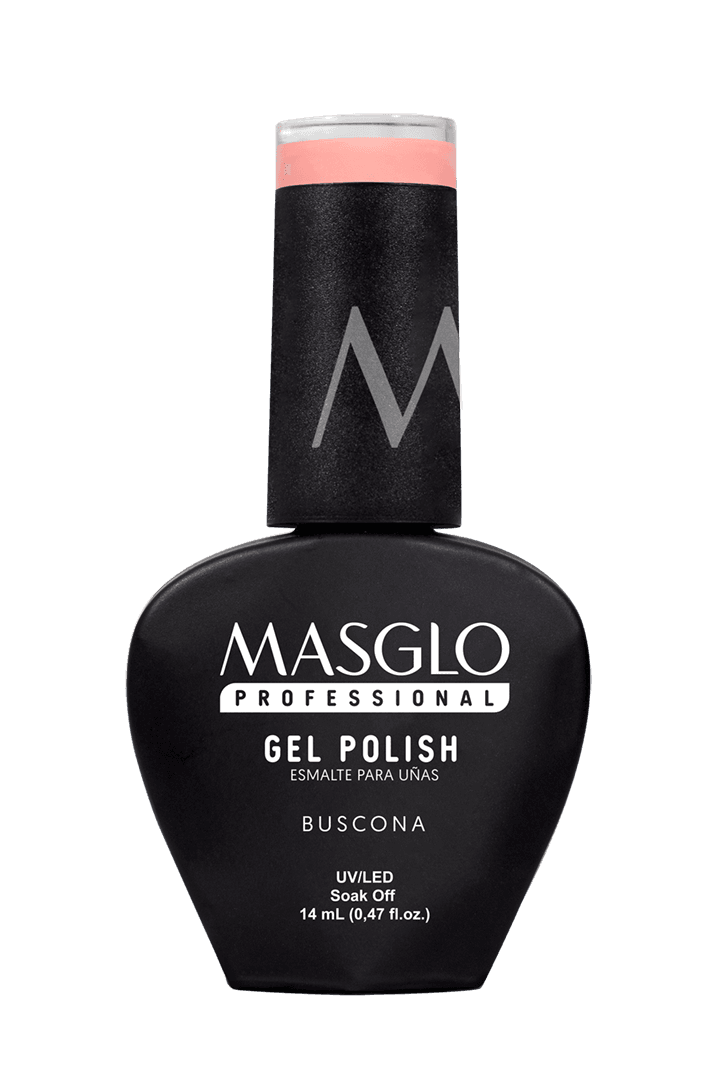 Buscona Esmalte Semipermanente Masglo Professional Gel Polish Cremoso Gama Naranja X14 Ml