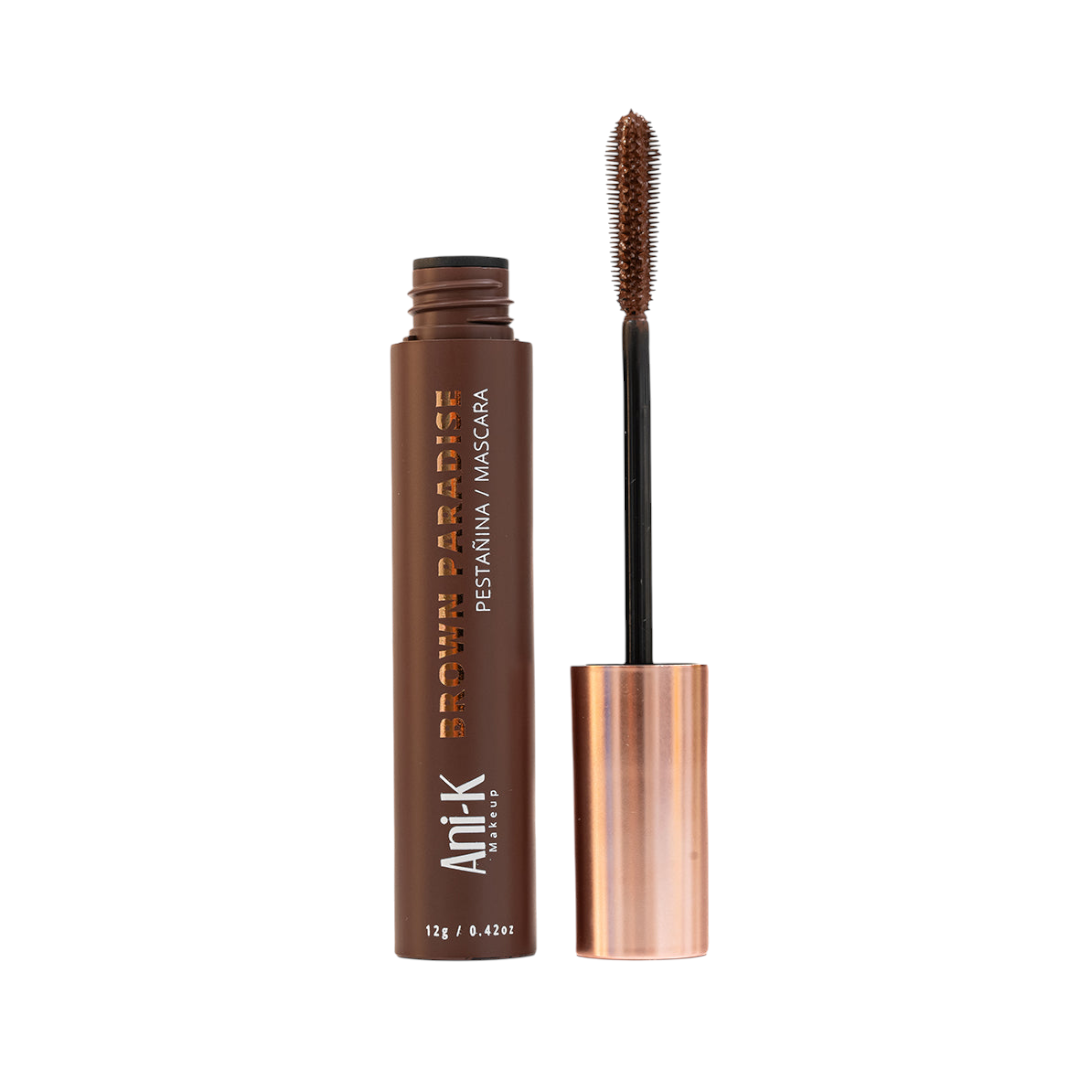 Pestañina café Brown Paradise Ani-K Makeup