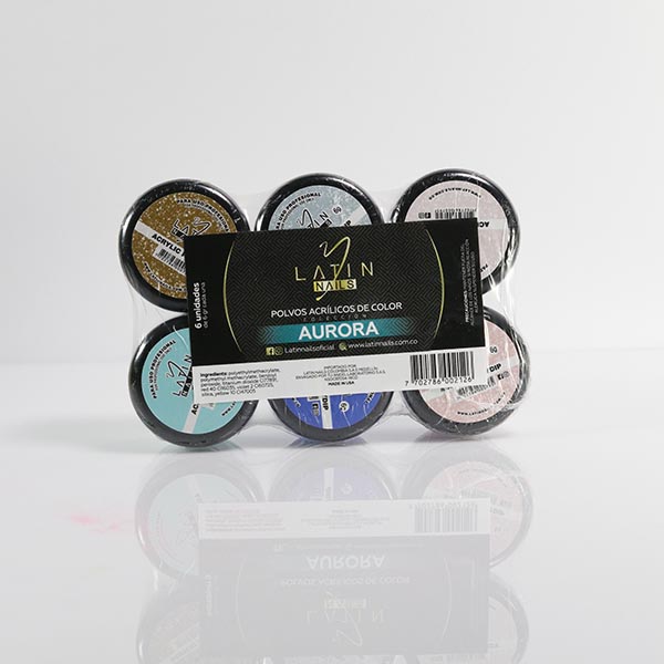 Coleccion
  Acrílico Aurora X 6 Latin Nails