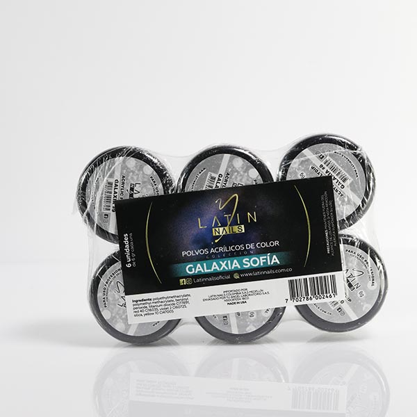 Coleccion
  Acrílico Galaxia Sofia X 6 Latin Nails