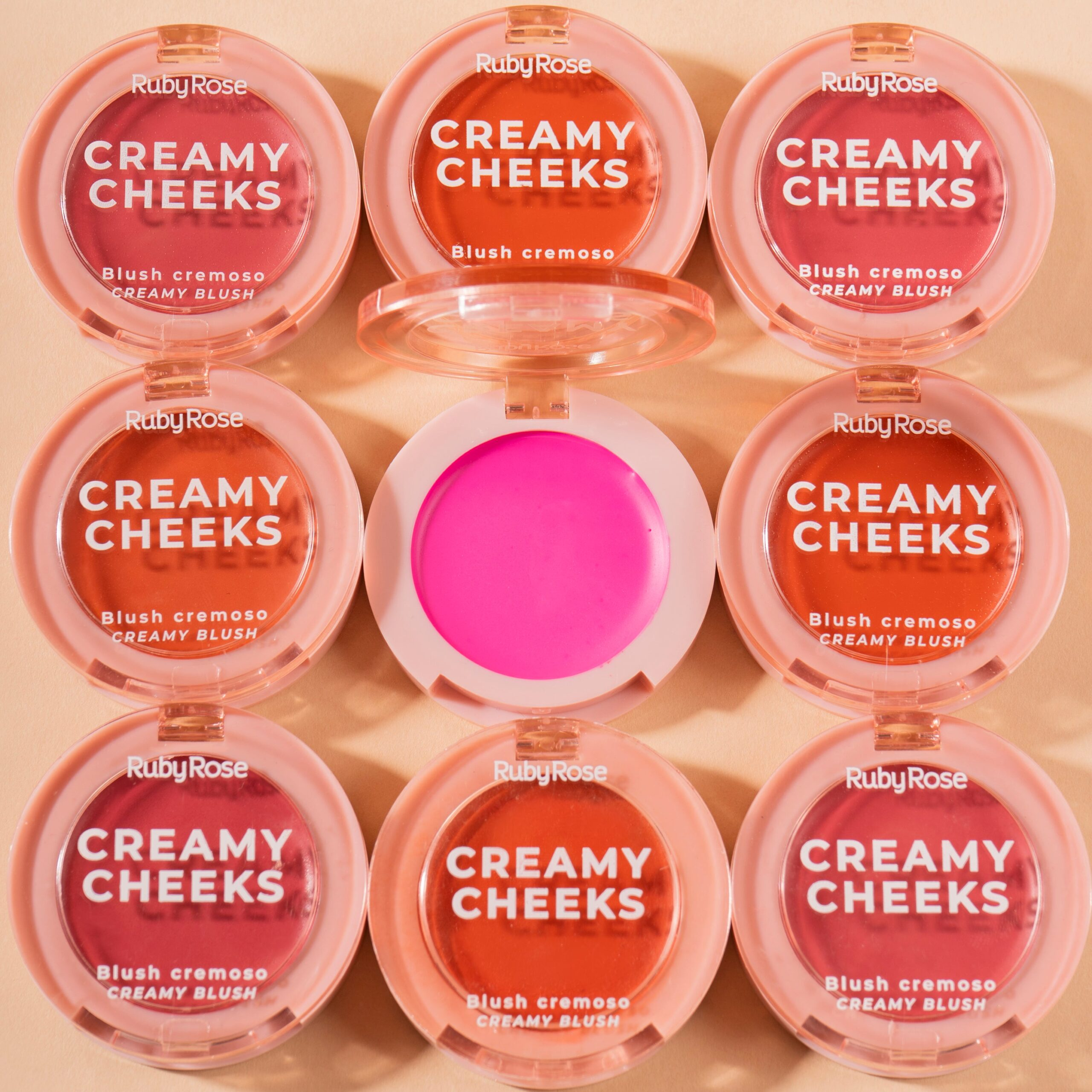 Rubor Compacto Creamy Cheeks Peachy Vibe - Image 9
