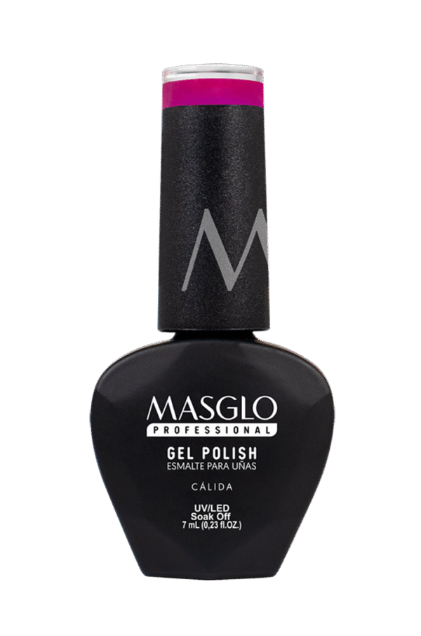 Cálida - Esmalte Semipermanente Masglo Professional Gel
Polish 7 Ml Cremoso - Gama Morado