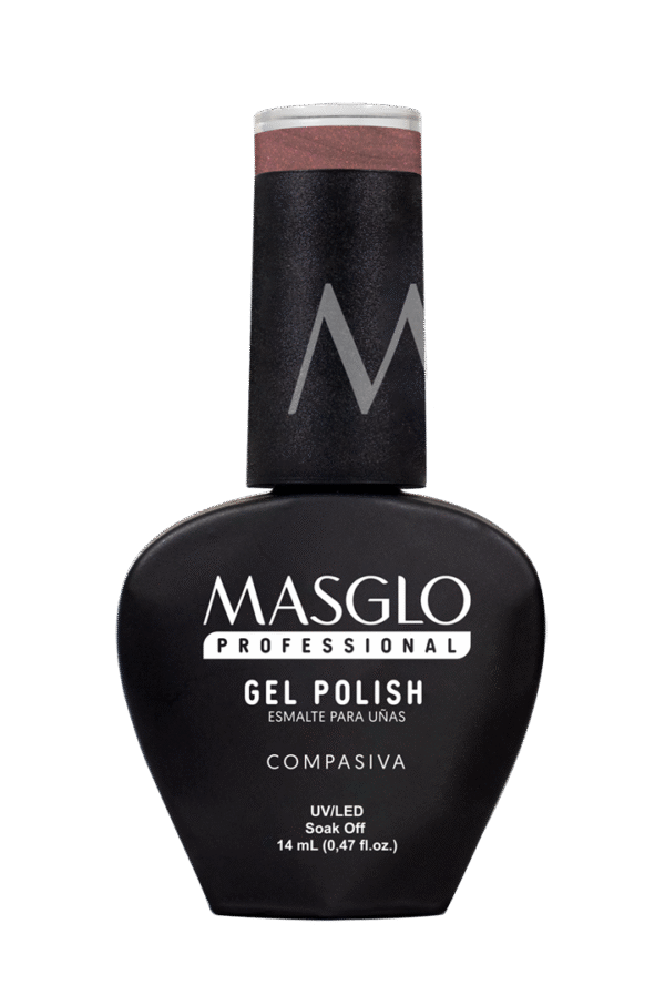 Compasiva - Esmalte Semipermanente Masglo Professional Gel
Polish 14 Ml Perlado - Gama Violeta