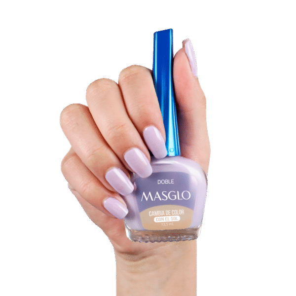 Doble - Esmalte Tradicional Cambia De Color Con El Sol
Fotocromatico Masglo 13,5 Ml - Gama - Image 2