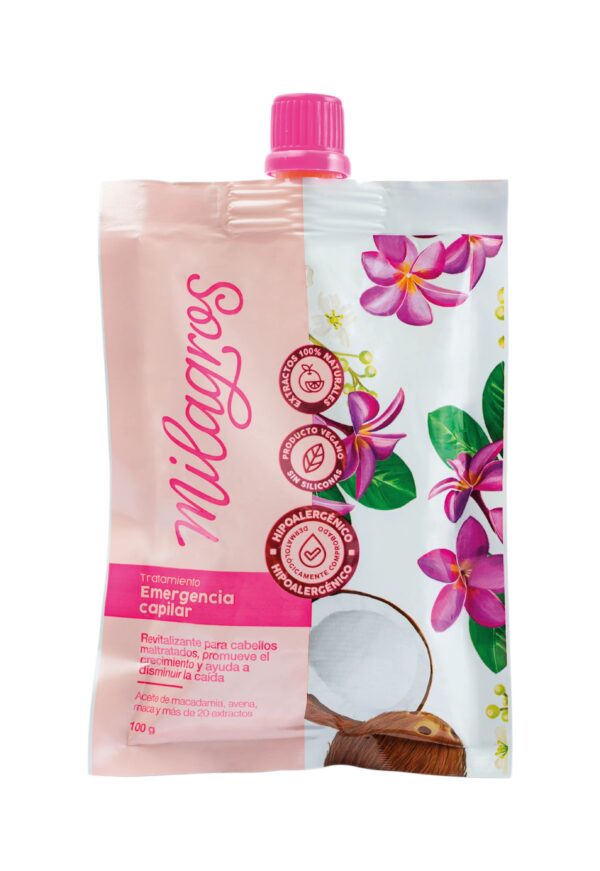 Doypack Tratamiento Emergencia Capilar Milagros X100 Gr