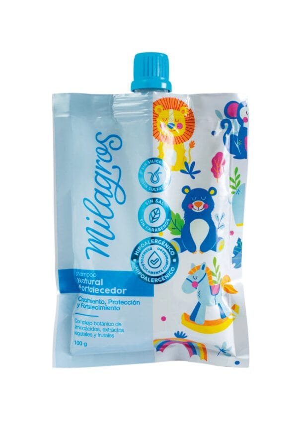 Doypack Shampoo Natural Fortalecedor kids Milagros X100 Gr