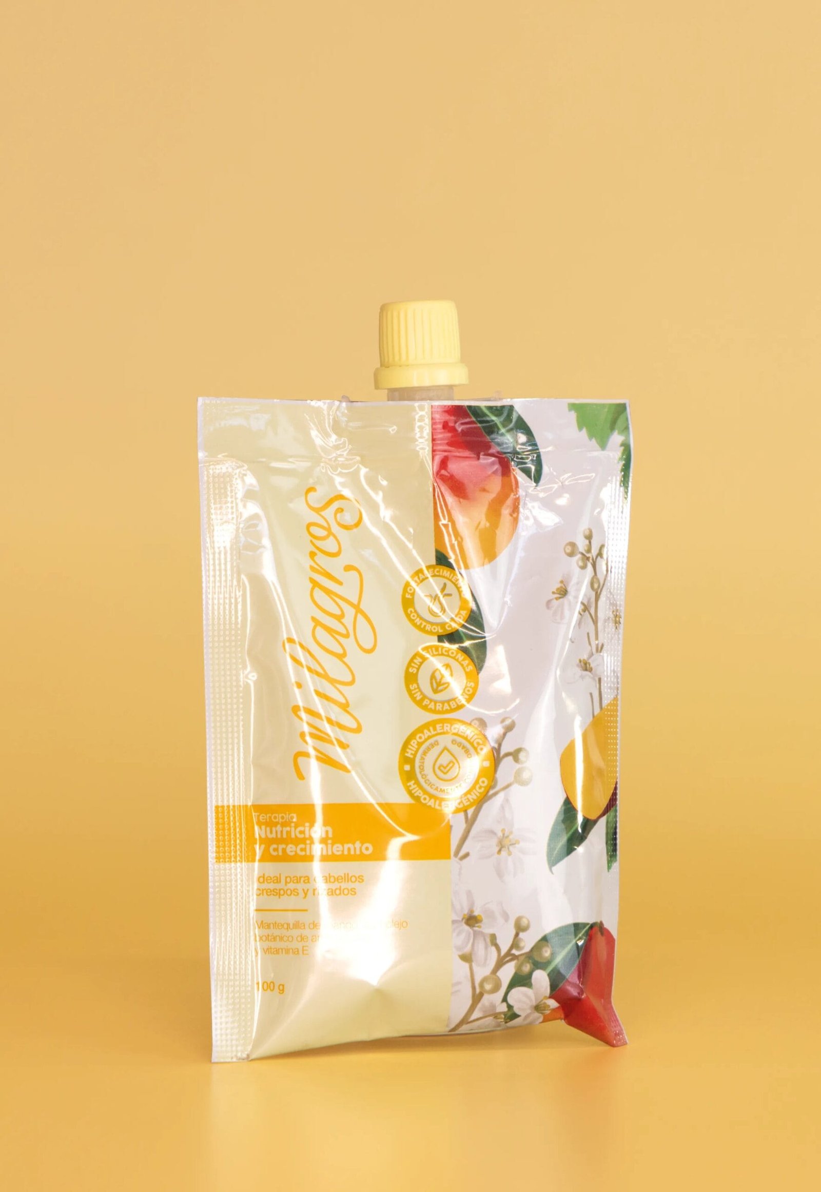 Doypack Tratamiento Nutrición Y Crecimiento Rizos Milagros X100 Gr - Image 2