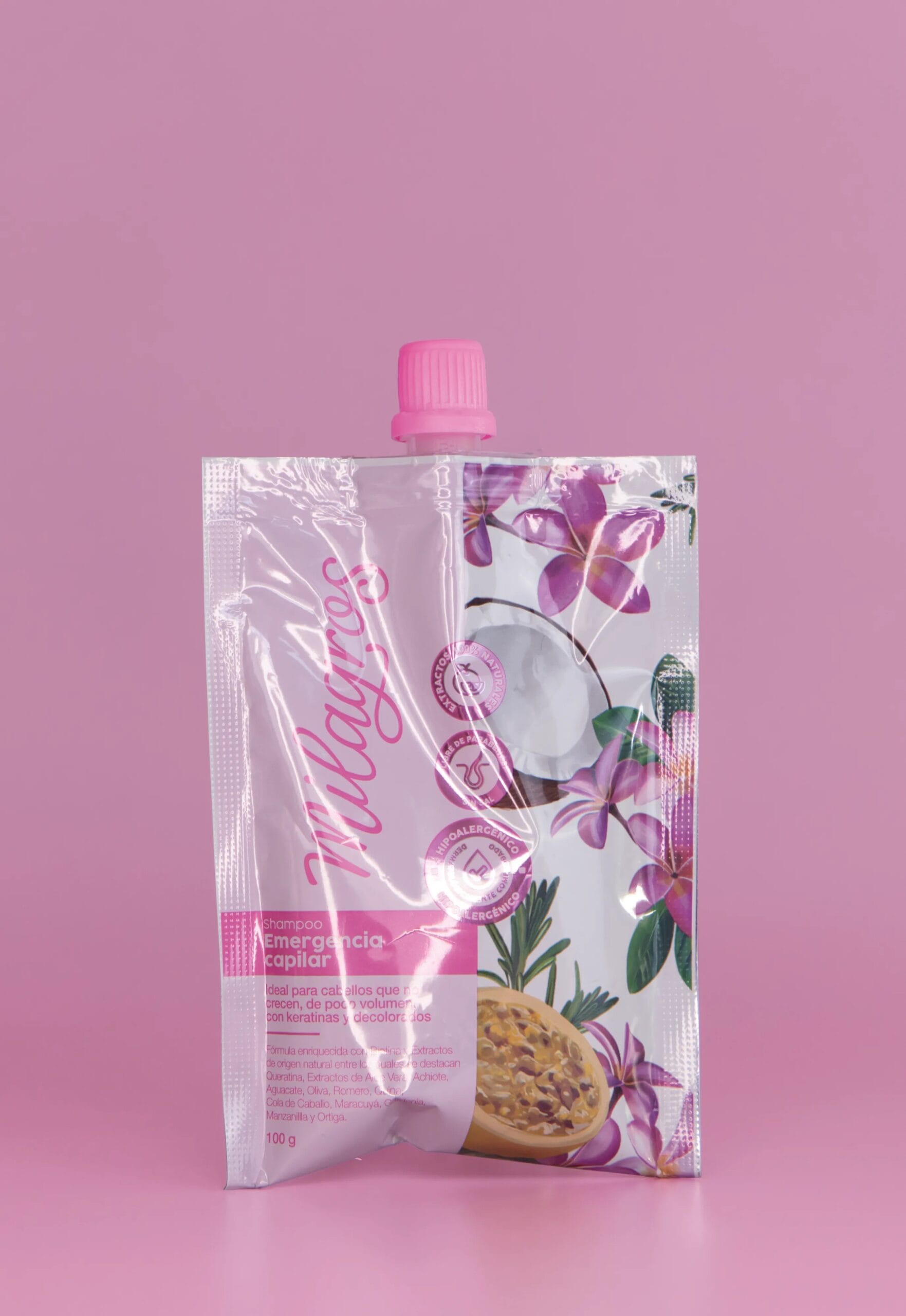 Doypack Shampoo Emergencia Capilar Milagros X100 Gr - Image 2