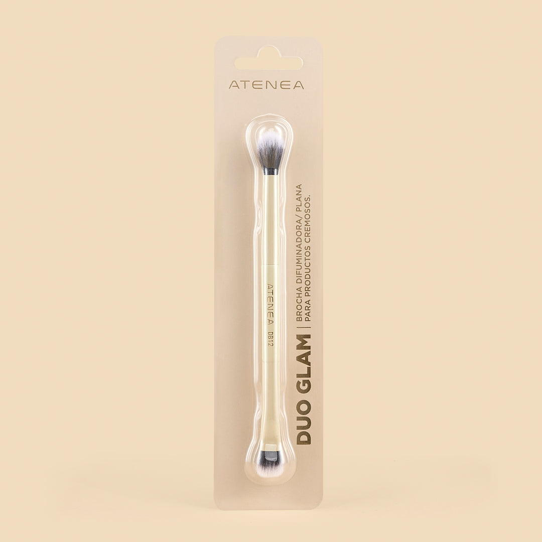 BROCHA DUO PLANA CREMA Y DIFUMINADORA - Image 4