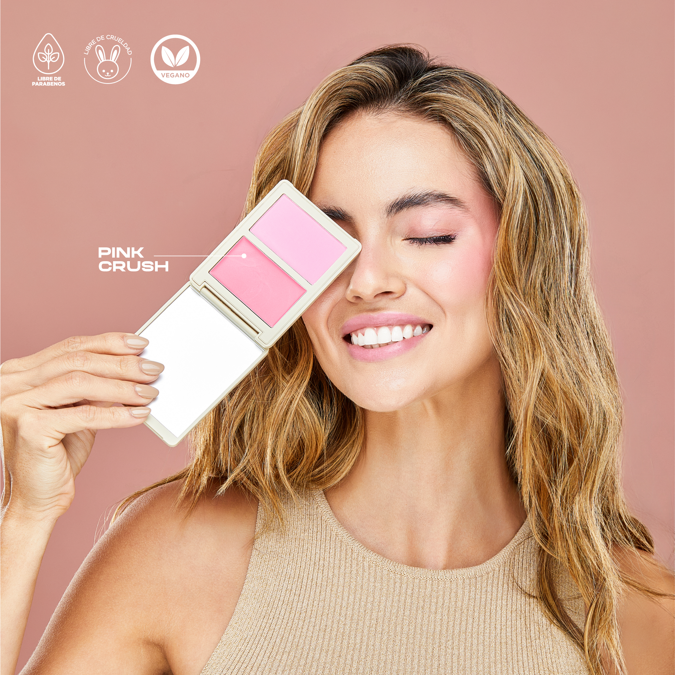 RUBOR EN DÚO ALLURE CREMA Y POLVO COMPACTO – PINKCRUSH