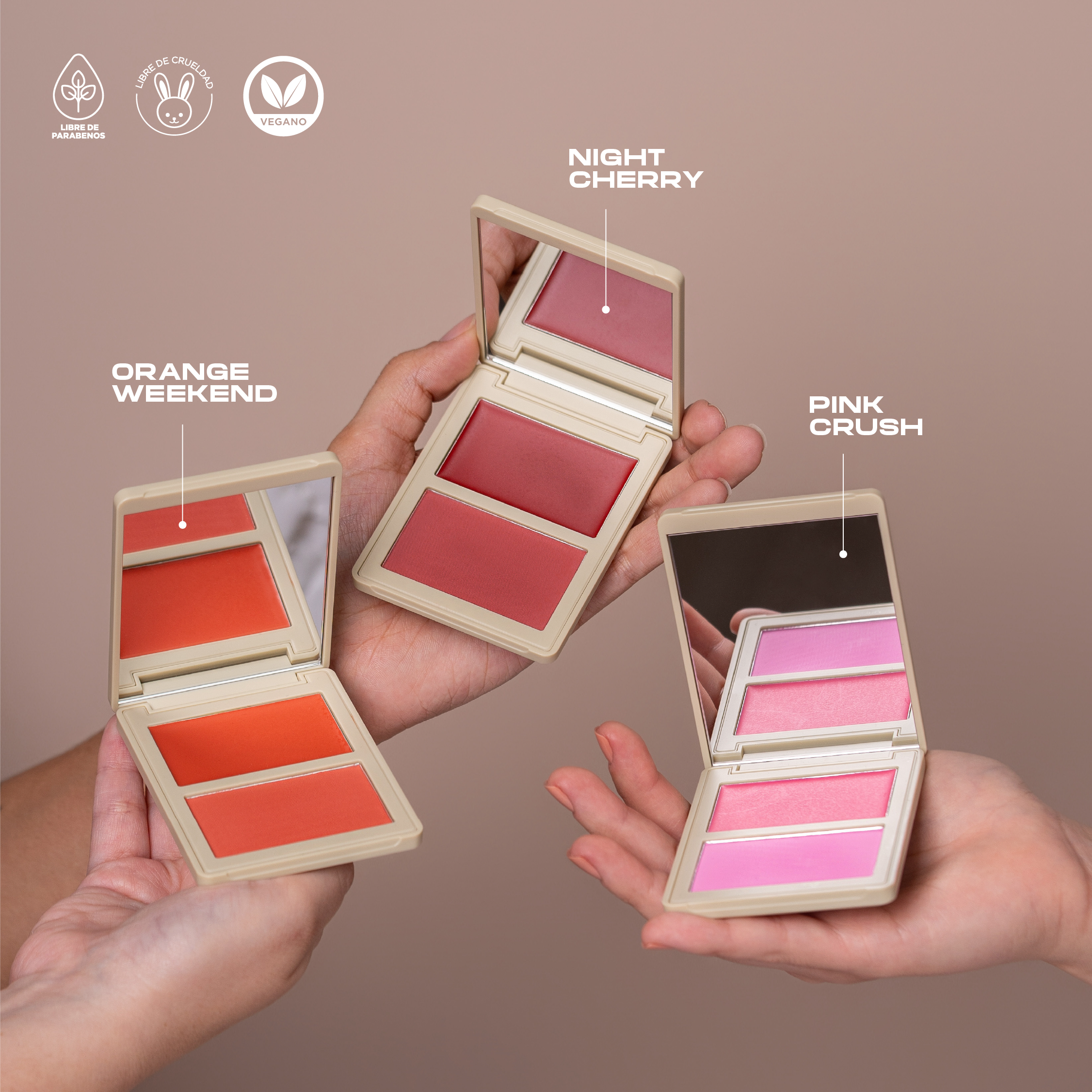 RUBOR EN DÚO ALLURE CREMA Y POLVO COMPACTO – NIGHCHERRY - Image 8