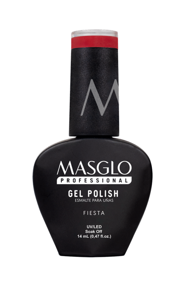 Fiesta - Esmalte Semipermanente Masglo Professional Gel
Polish 14 Ml Cremoso - Gama Rojo