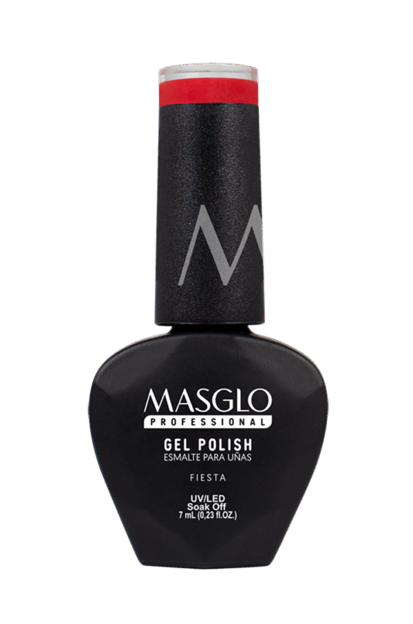 Fiesta - Esmalte Semipermanente Masglo Professional Gel
Polish 7 Ml Cremoso - Gama Rojo