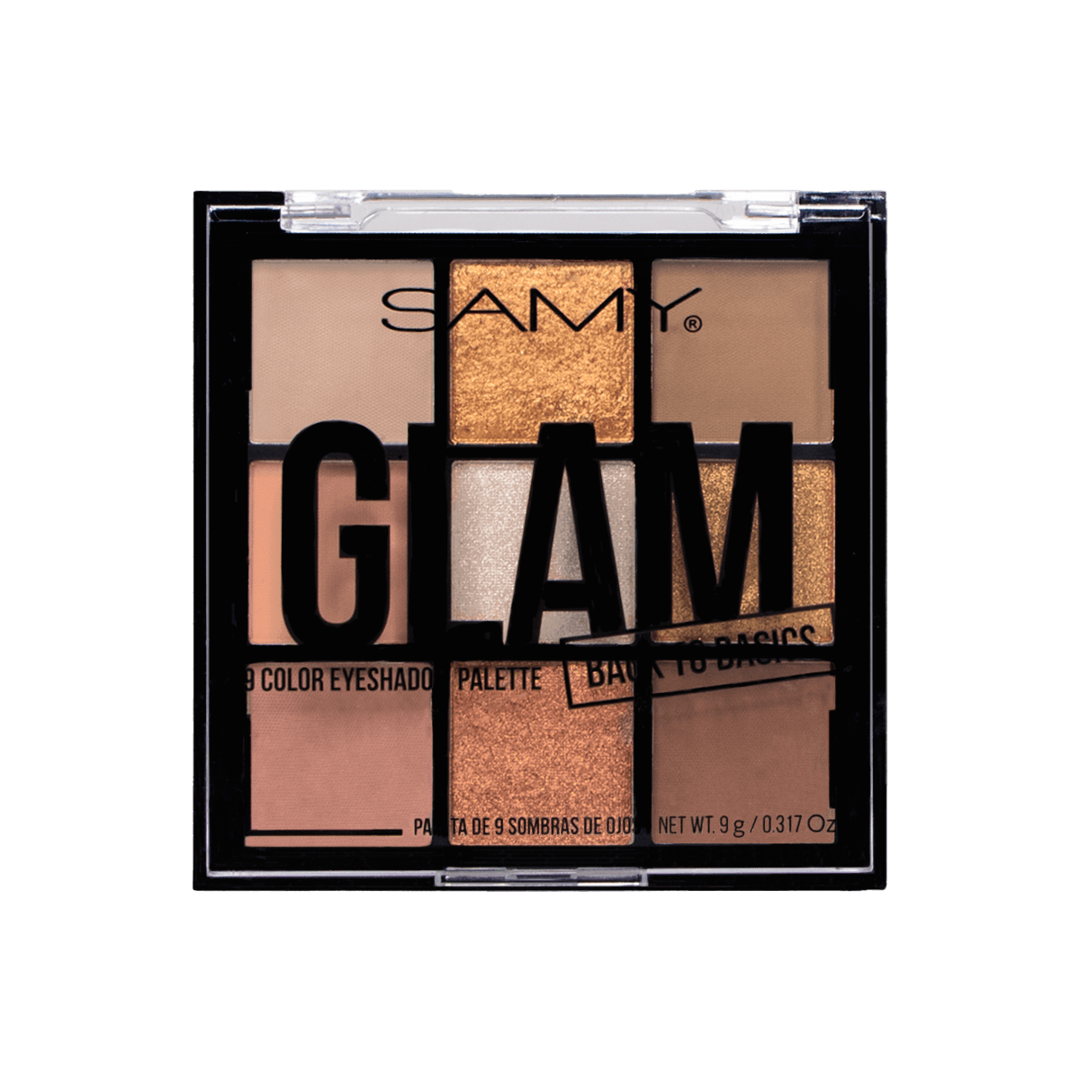 Paleta X 9 Sombras De Ojos # 10. Glam Samy
