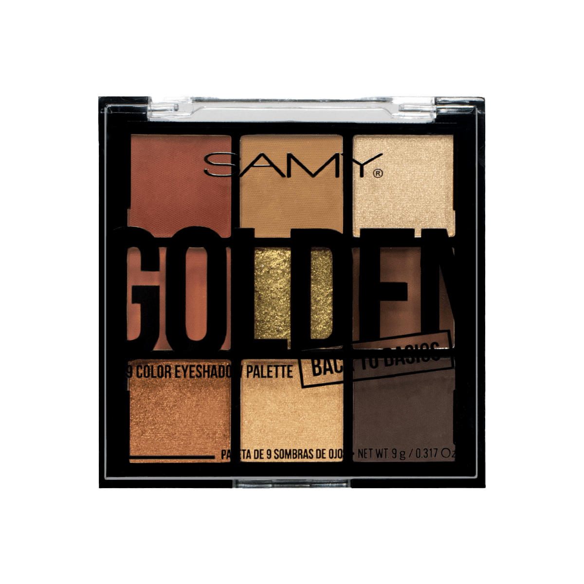Paleta X 9 Sombras De Ojos # 13. Golden Samy