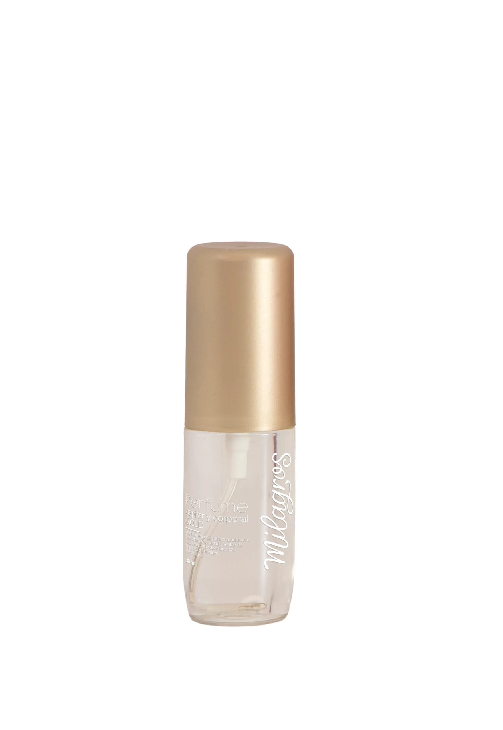 Mini Perfume Capilar y Corporal Gold Herbal Milagros X30 Ml