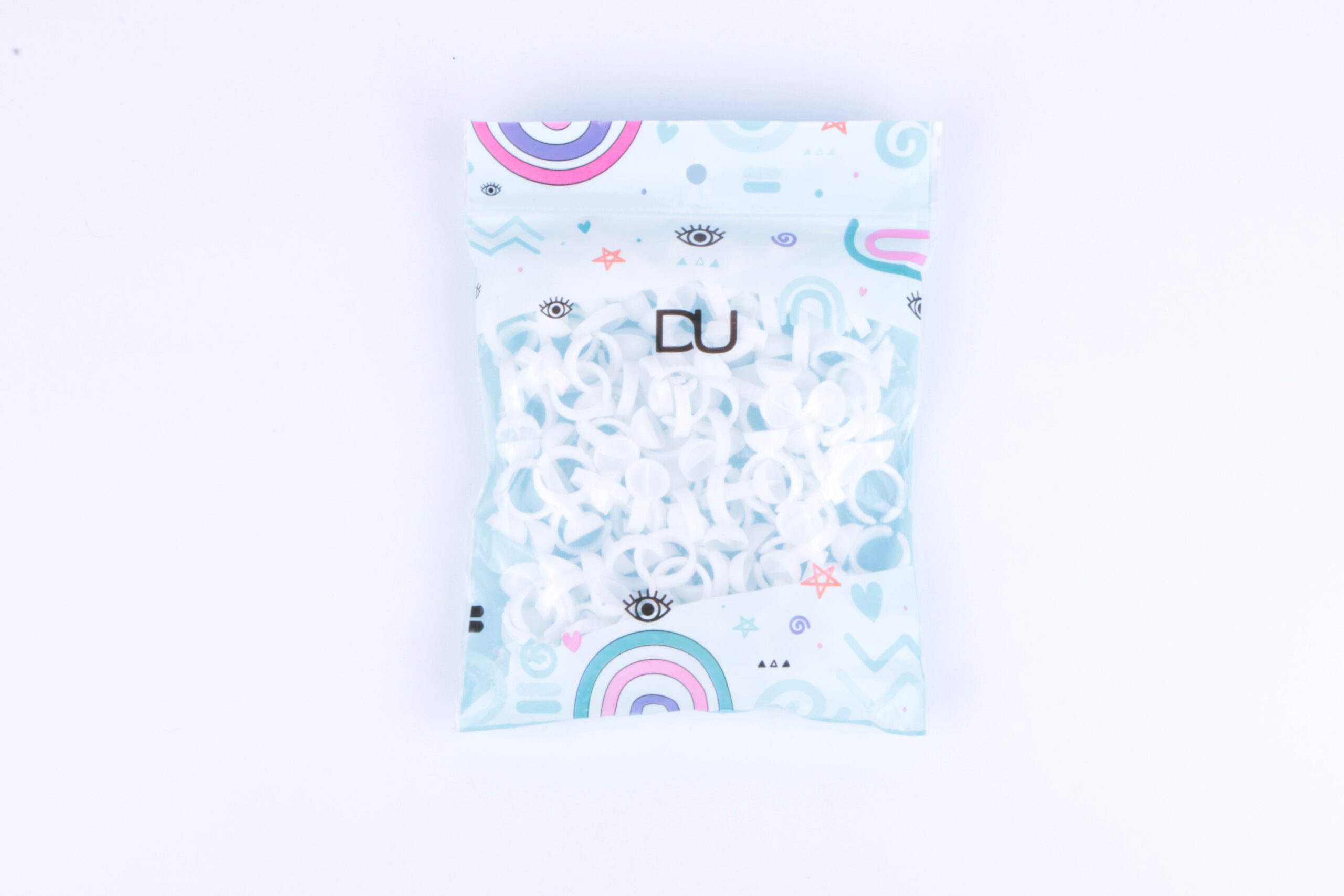 Anillo Adhesivo X 100 Unidades - Blanco Ref Ani-10 Du Colombia