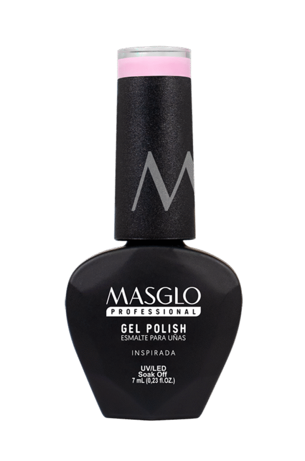 Inspirada - Esmalte Semipermanente Masglo Professional Gel
Polish 7 Ml Perlado - Gama Rosado