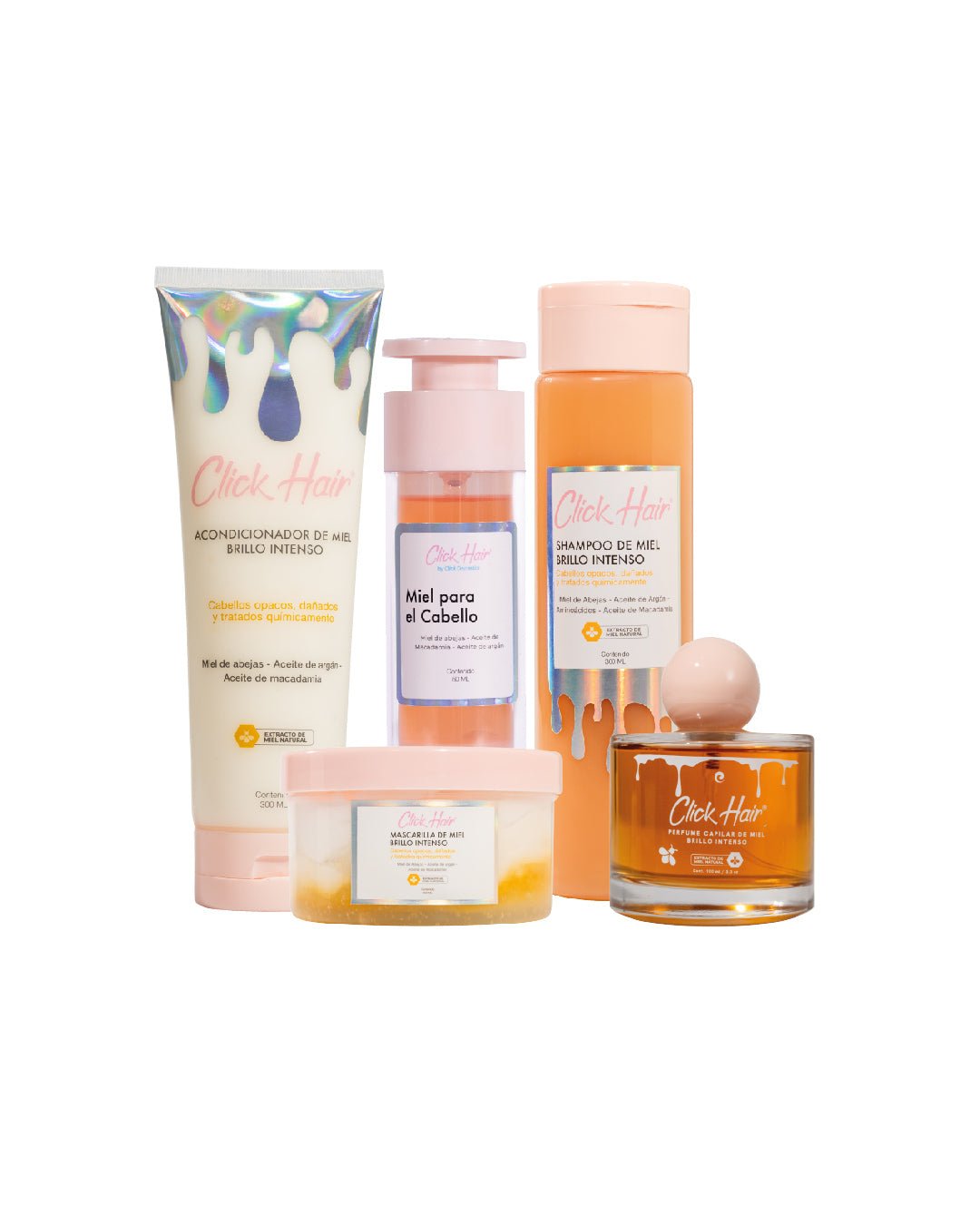 LÍNEA DE MIEL BRILLO INTENSO MIEL Y PISTACHO