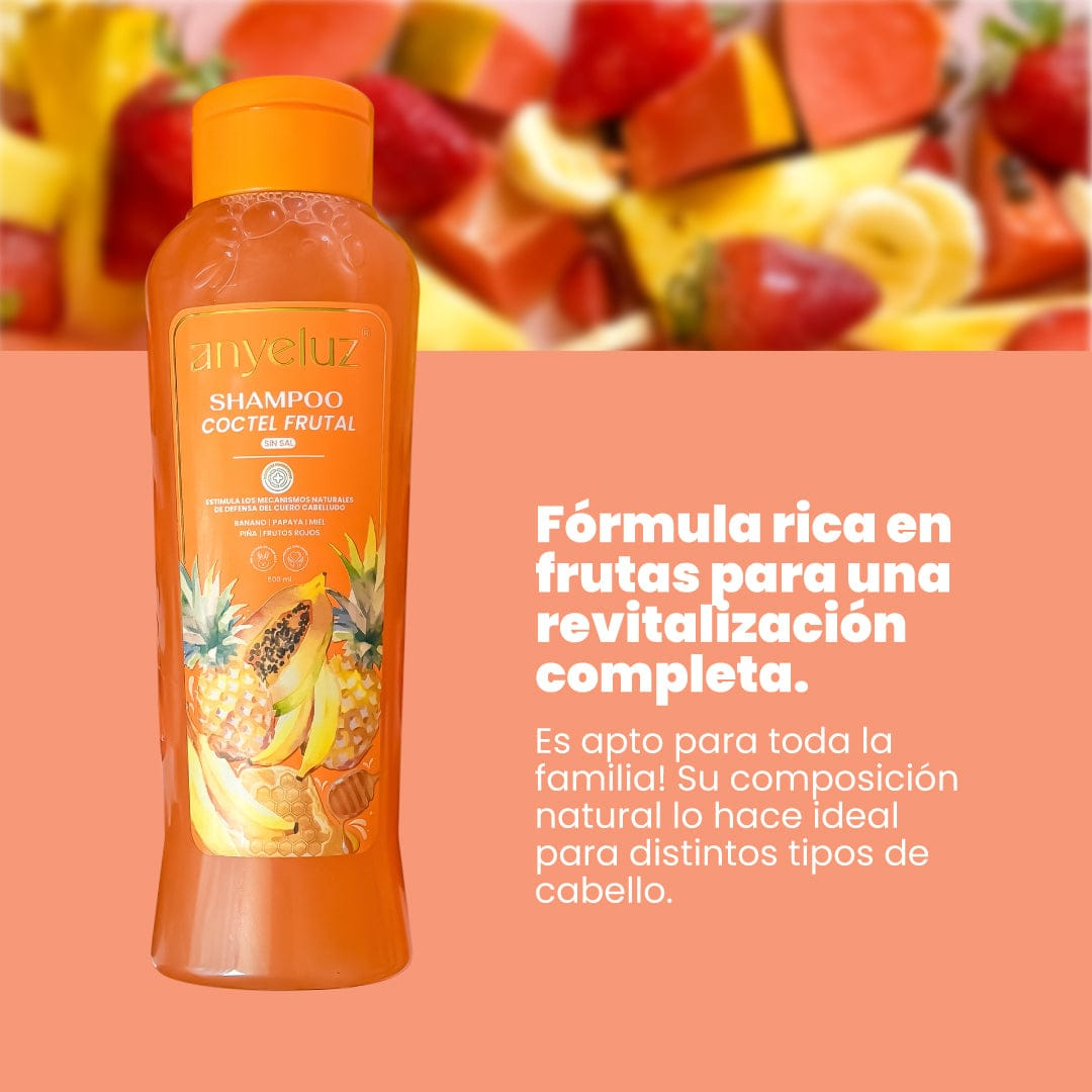 Shampoo Cóctel Frutal Anyeluz X340 Ml - Image 7