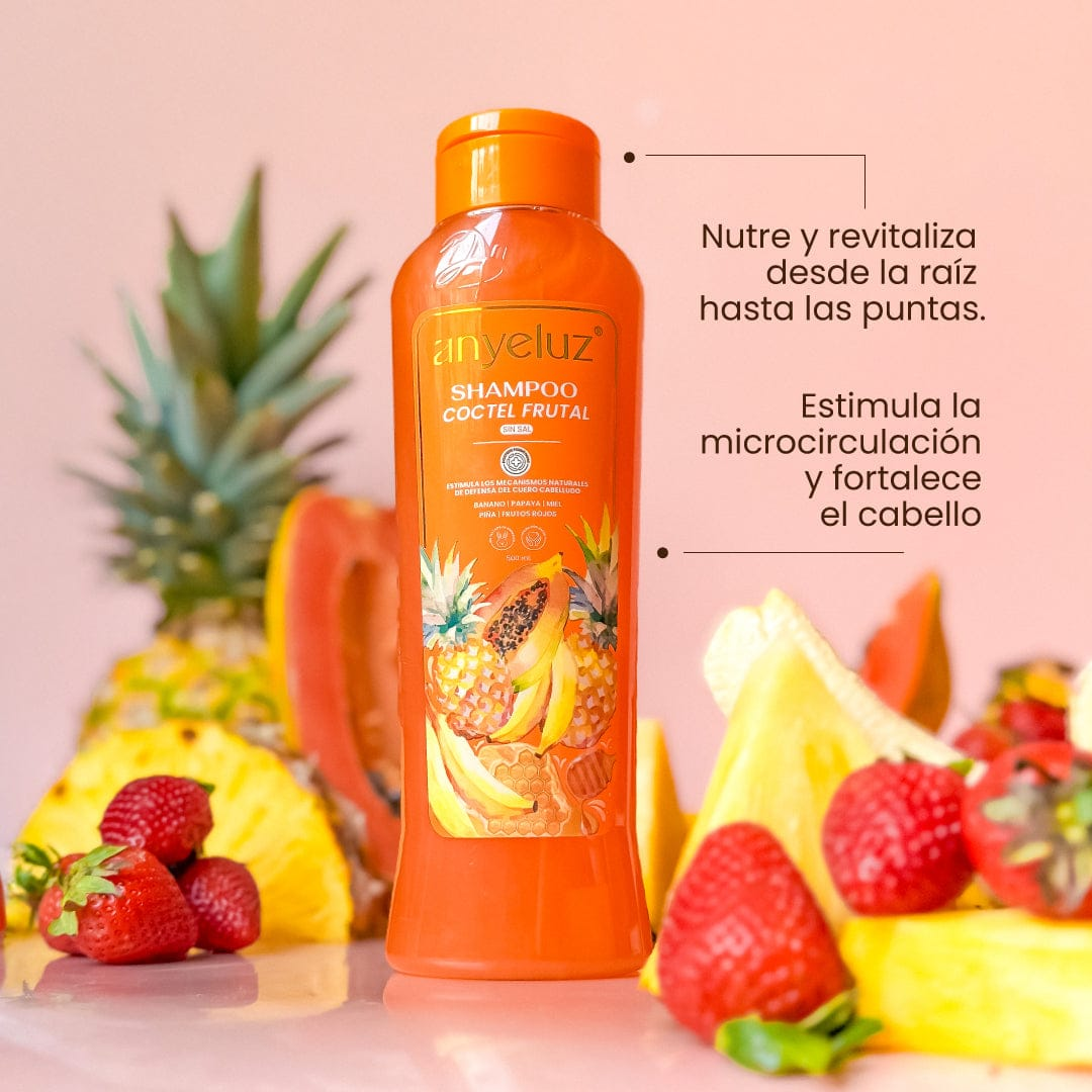Shampoo Cóctel Frutal Anyeluz X340 Ml - Image 9