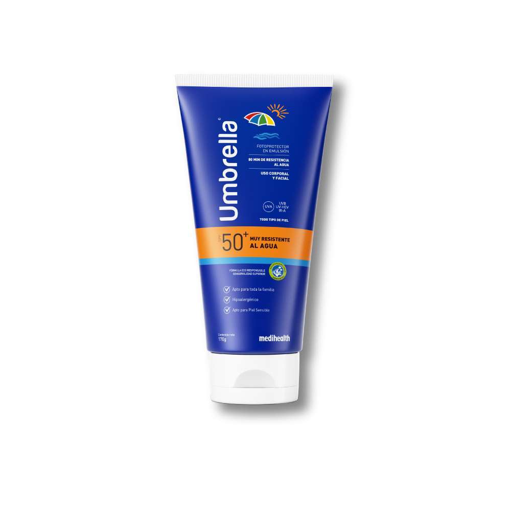 MEDIHEALTH Umbrella Muy Resistente Al Agua 50+ Tubo X 170 G