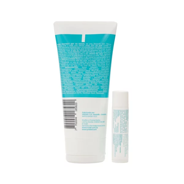 Protector Facial Spf50 + Labial Spf15 Nude 60Ml - Image 2