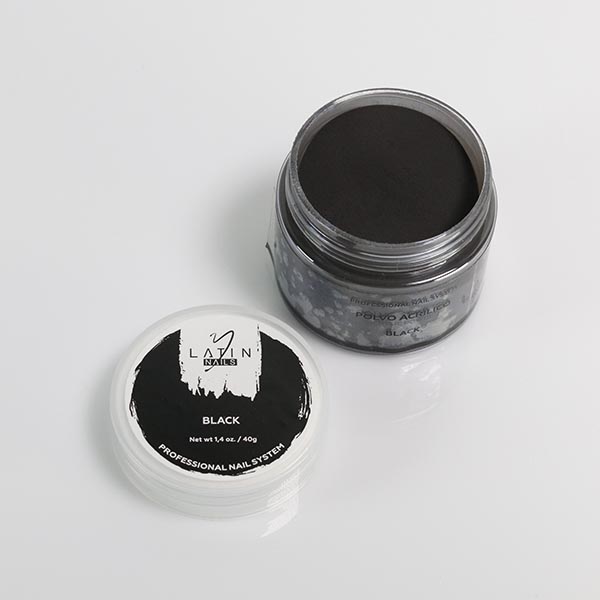 Polvo Acrilico Black 40 Gr Latin Nails