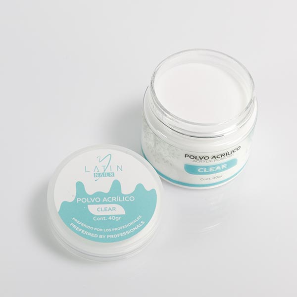 Polvo
  Acrílico Clear 40 Gr Latin Nails