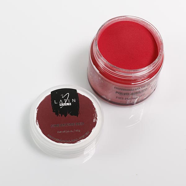 Polvo Acrilico Fire Engine Red 40 Gr Latin Nails