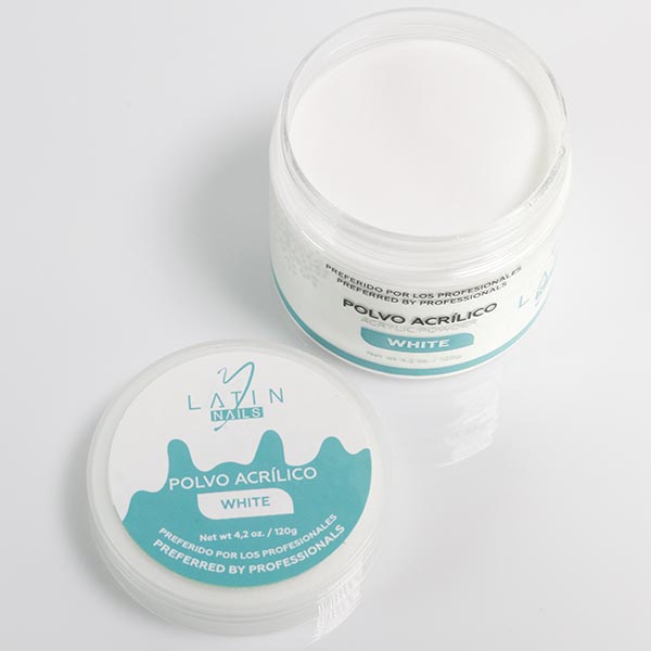 POLVO ACRÍLICO WHITE 120 GR