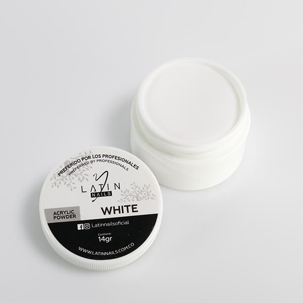 POLVO ACRÍLICO WHITE 14 GR