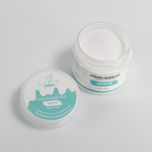 POLVO ACRÍLICO WHITE 40 GR