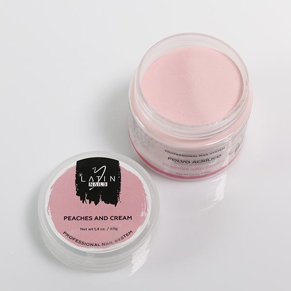 Polvo Acrilico ⁠Peaches And Cream 40 Gr Latin Nails