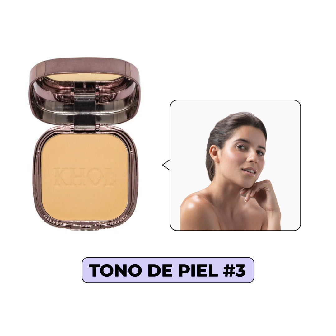 Polvo Compacto Con Spf + 10 - Tono #1 Ref Sku-6b179f-Tono-1 Enkor Profesional - Image 8