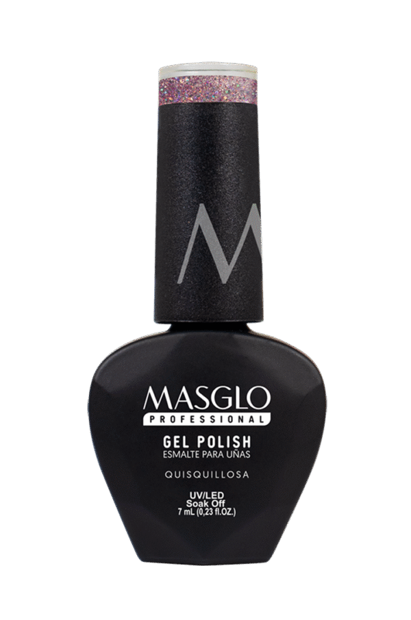 Quisquillosa - Esmalte Semipermanente Masglo Professional
Gel Polish 7 Ml Efecto Perlado - Gama Rosado