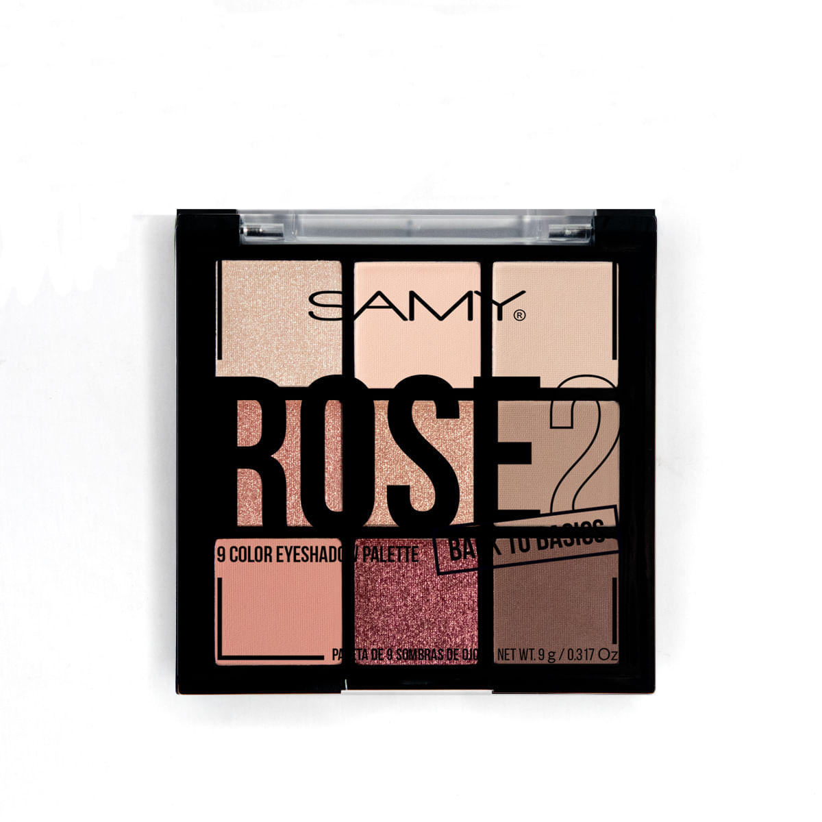 Paleta X 9 Sombras De Ojos # 17. Rose 2 Samy