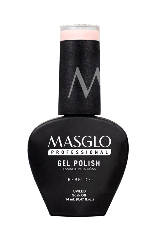 Rebelde - Esmalte Semipermanente Masglo Professional Gel
Polish 14 Ml Cremoso - Gama Rosado