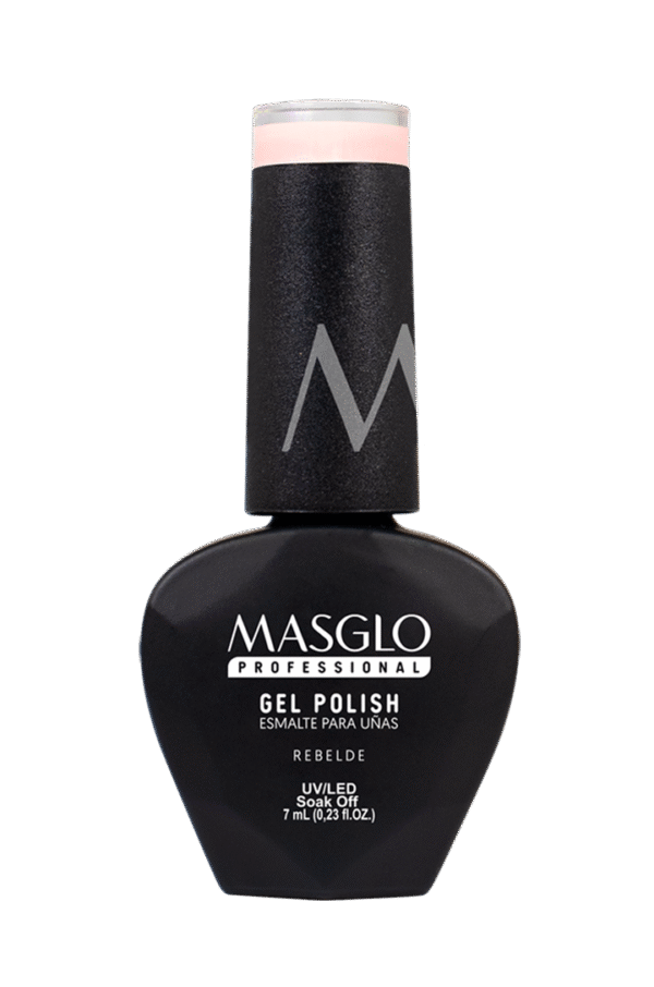 Rebelde - Esmalte Semipermanente Masglo Professional Gel
Polish 7 Ml Cremoso - Gama Rosado