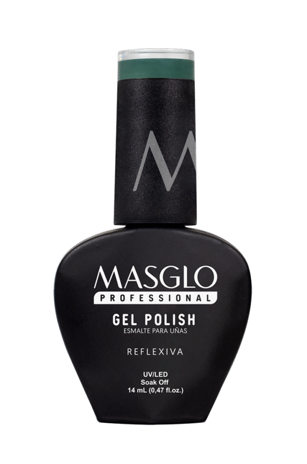 Reflexiva - Esmalte Semipermanente Masglo Professional Gel
Polish 14 Ml Cremoso - Gama Verde